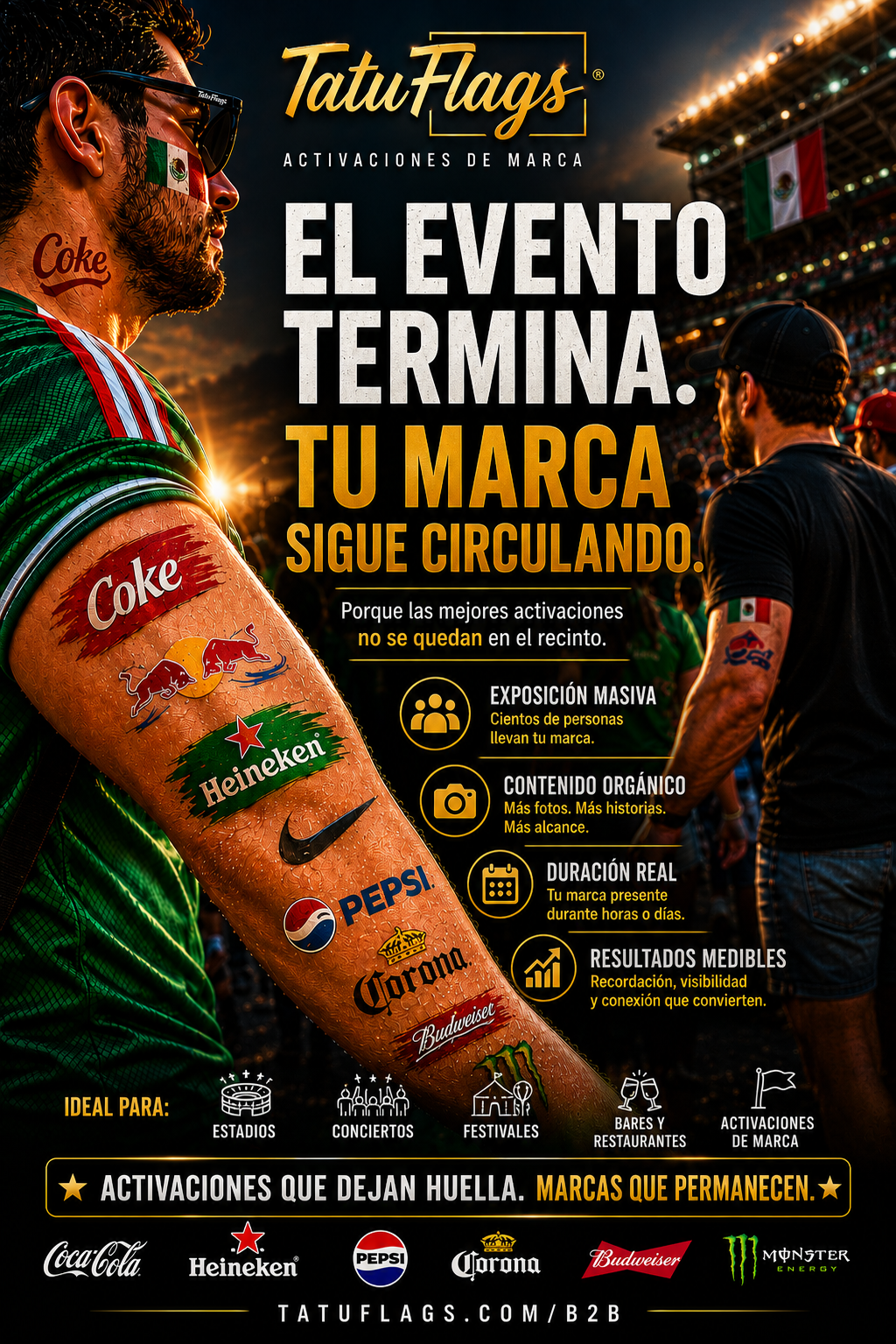 El evento termina, tu marca sigue circulando