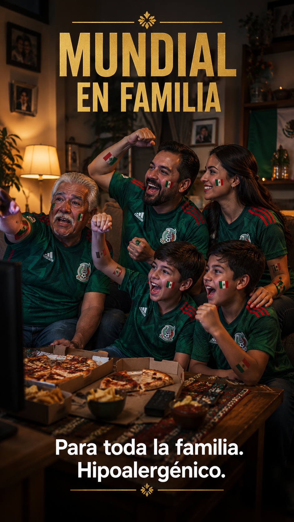 Mundial en familia: hipoalergénico, para toda la familia